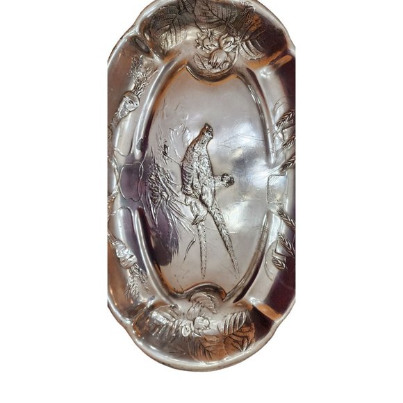 Early 1900s Kayserzinn Verified Pewter Turkey Tray (A1886) - Picture 3 of 5